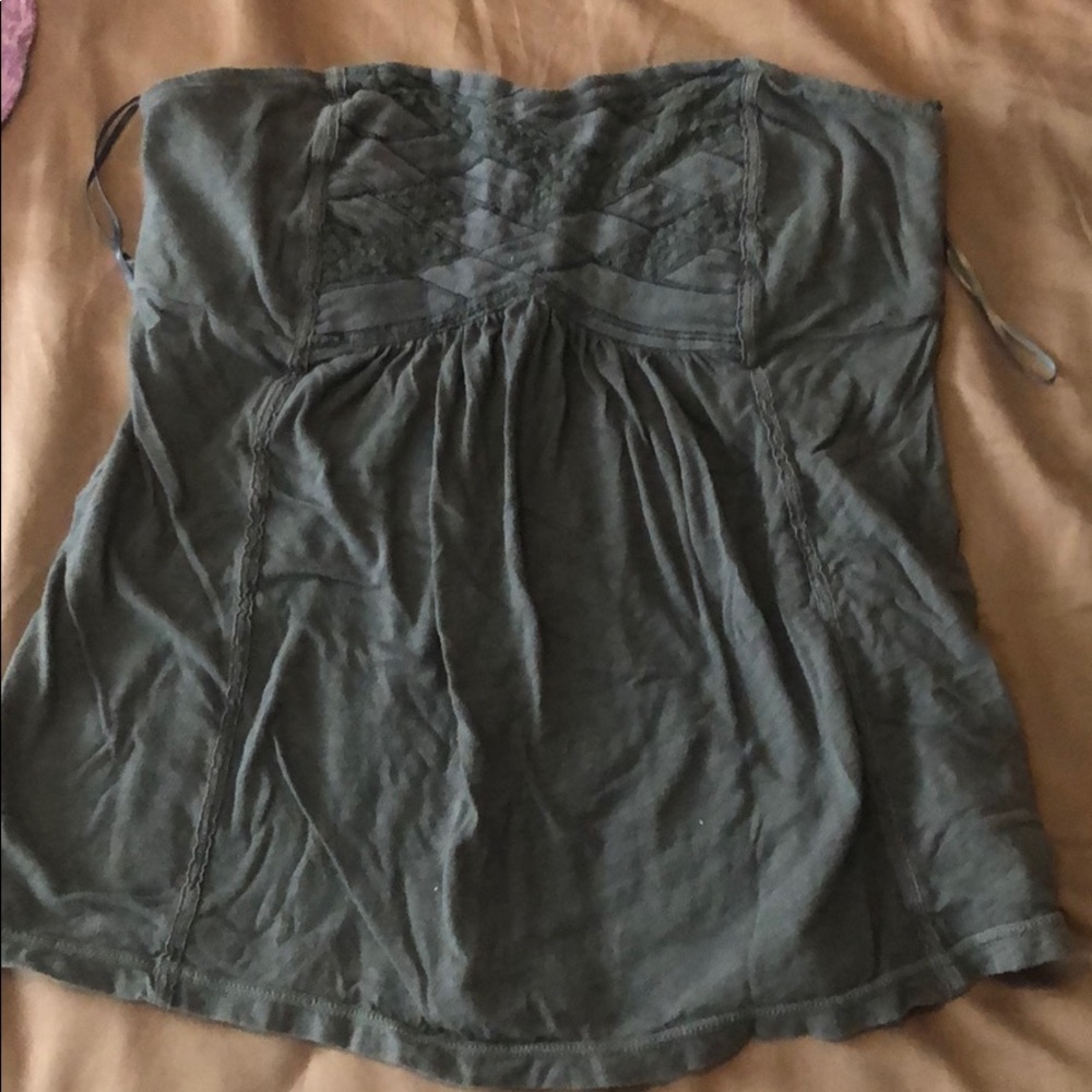Strapless shirt